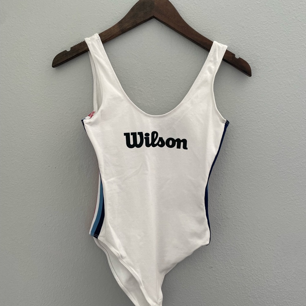 Wilson x Forever 21 Women's White Tennis Bodysuit